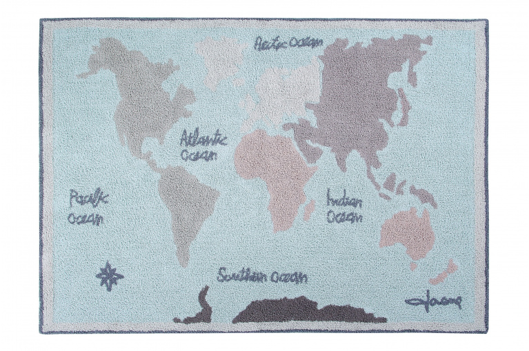 Ručně tkaný kusový koberec Vintage Map