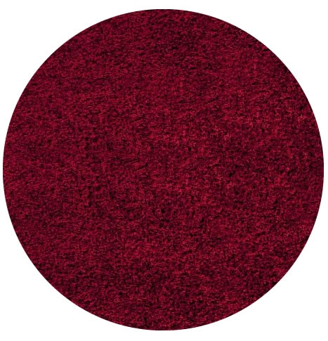 Kusový koberec Life Shaggy 1500 red kruh