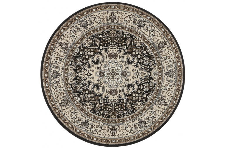 Kruhový koberec Mirkan 104439 Cream/Brown