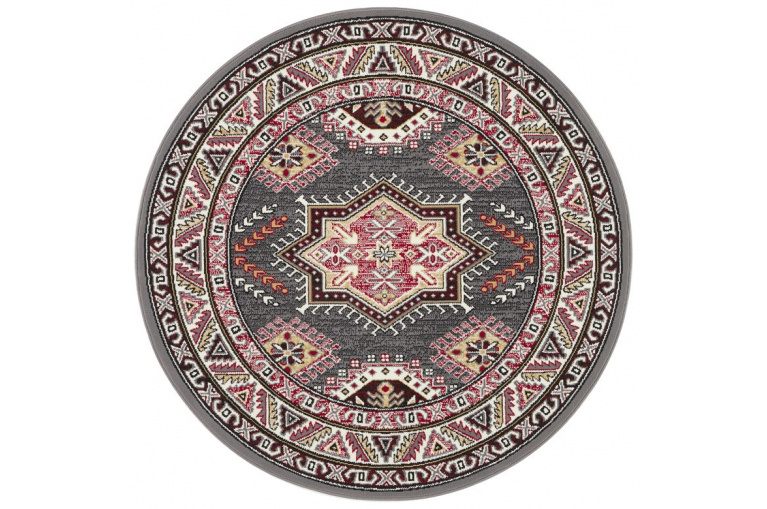 Kruhový koberec Mirkan 104099 Grey