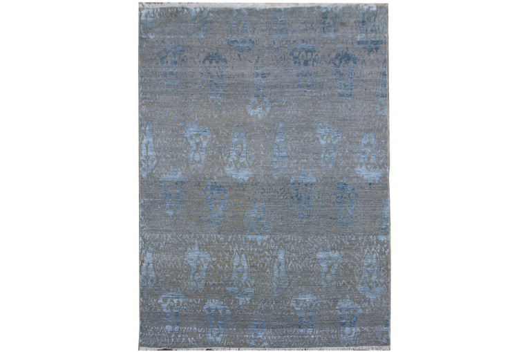 Ručně vázaný kusový koberec Diamond DC-EKT 10 Silver/blue