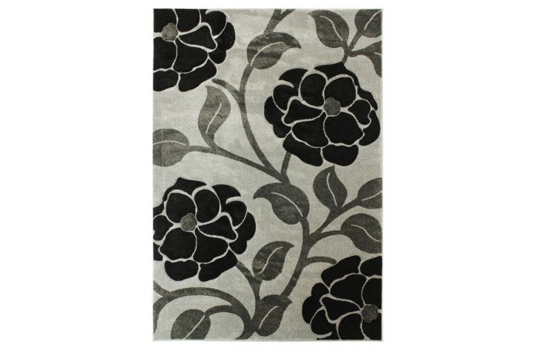 Kusový koberec Hand Carved Vine Grey/Black