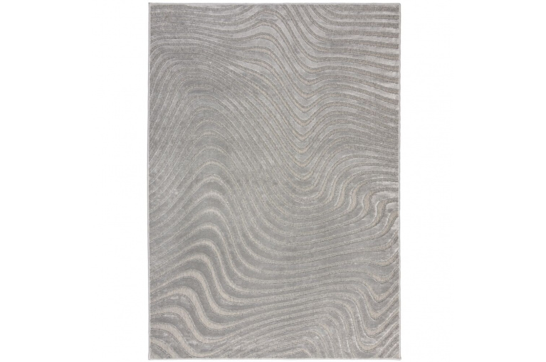 Kusový koberec Patna Channel Silver