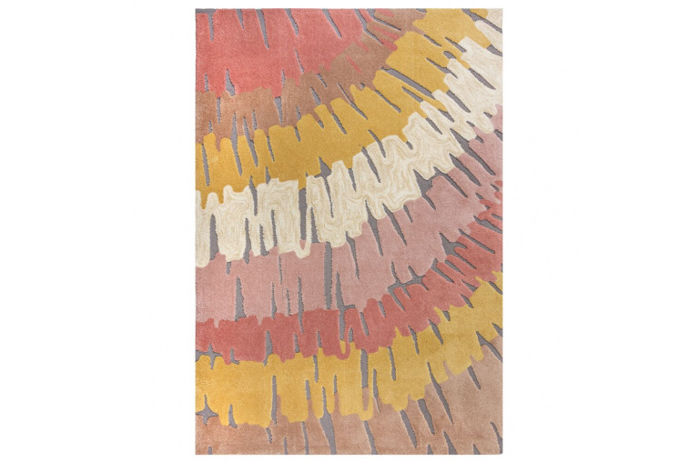 Kusový koberec Zest Woodgrain Terracotta