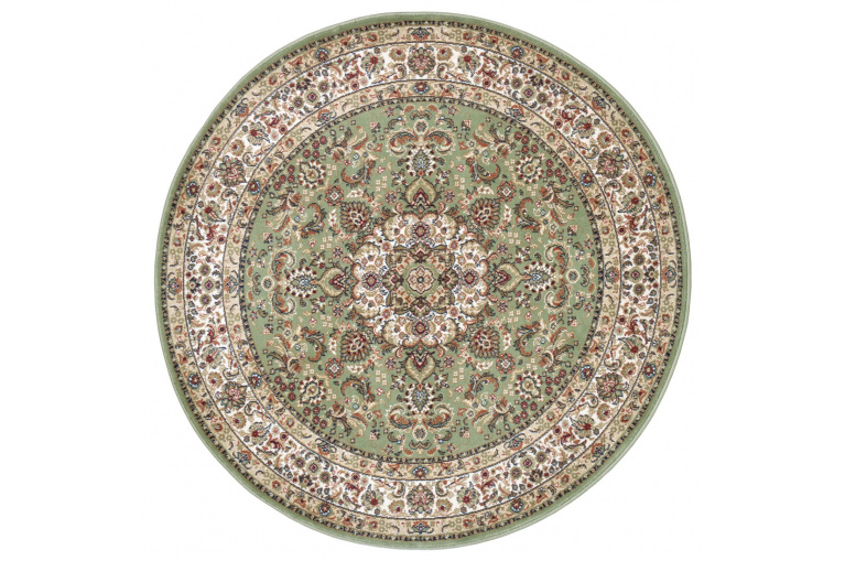 Kusový koberec Herat 105277 Sage green Cream kruh