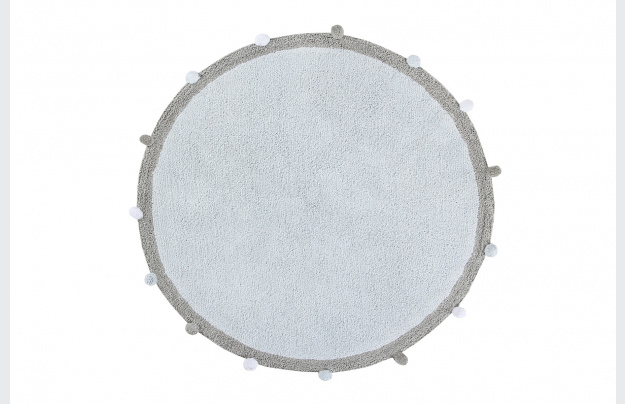 Ručně tkaný kusový koberec Bubbly Soft Blue