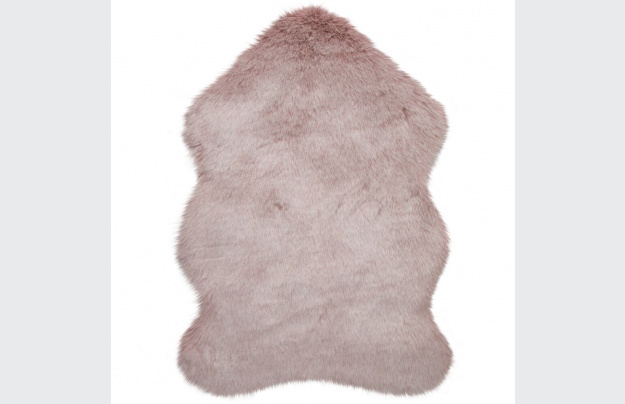 Kusový koberec Freja Faux Fur Copenhagen Blush Pink