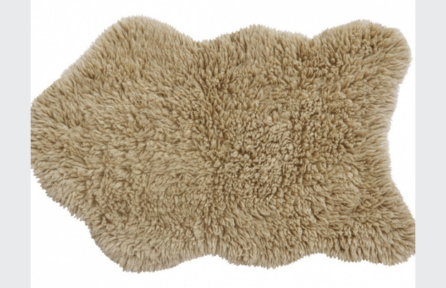 Vlněný koberec Woolly - Sheep Beige