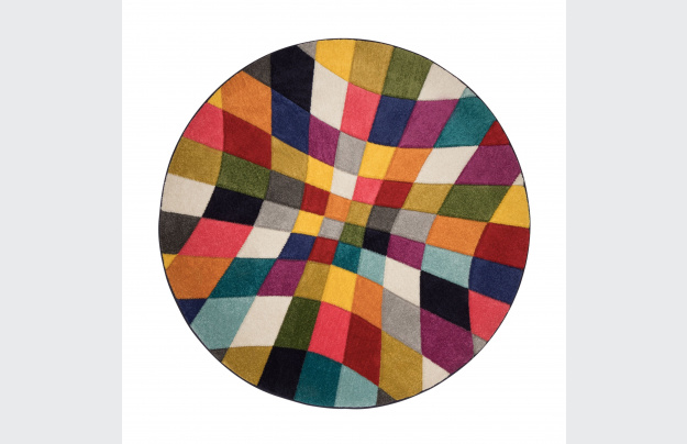 Kusový koberec Spectrum Rhumba Multi kruh