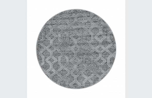 Kusový koberec Pisa 4702 Grey kruh