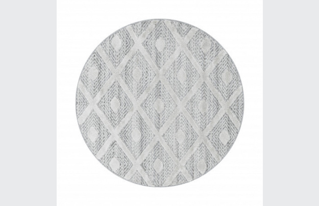 Kusový koberec Pisa 4707 Grey kruh