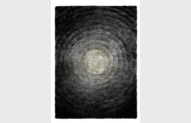 Kusový koberec Flim 008-B2 Circles grey
