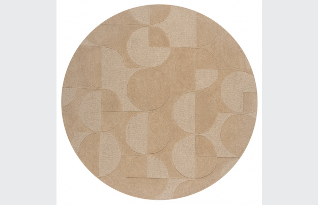 Kusový koberec Moderno Gigi Natural kruh
