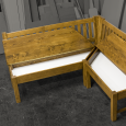 Rohová lavice s úložným prostorem - Rohová lavice s úložným prostorem