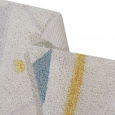 Ručně tkaný kusový koberec Azteca Natural-Vintage Blue