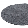 Kusový koberec Life Shaggy 1500 grey kruh