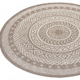 Kusový koberec Flatweave 104854 Light-brown/Cream