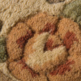 Ručně všívaný kusový koberec Lotus premium Blue půlkruh