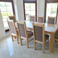 Jídelní stůl s přiznaným podnožím - Jasan - Jídelní stůl s přiznaným podnožím - Jasan