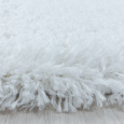 Kusový koberec Fluffy Shaggy 3500 white kruh