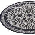 Kusový koberec Jaffa 105212 Black Cream kruh