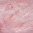Kusový koberec Faux Fur Sheepskin Pink kruh
