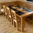 Klasický jídelní stůl se zaoblenými rohy - Jasan - Klasický jídelní stůl