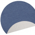 Kusový koberec Twin-Wendeteppiche 103100 blau creme kruh